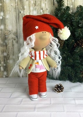 Лялька Гномочка з колекції - Honey Doll. Різдв'яна серія 206437353 фото