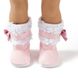 Взуття для ляльки. Черевики з декоративними вставками - рожеві 245562848 фото 2