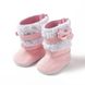 Взуття для ляльки. Черевики з декоративними вставками - рожеві 245562848 фото 1