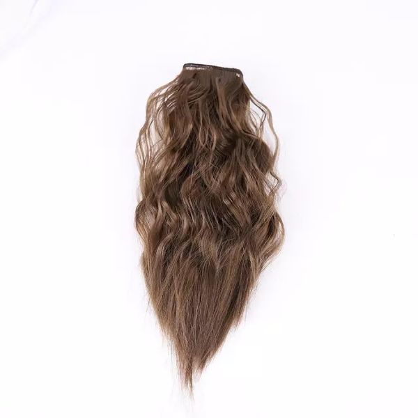 Волосы для куклы Let's make волнистые, Трессы 25 см. Темные коричневые 492775149 фото