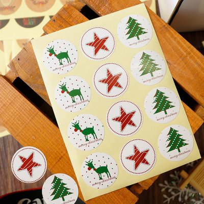 Наклейки декоративные стикеры Рождественские символы 273005132 фото