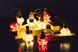 Світильник декоративний "Святковий" HappyHome скляний з LED гірляндою, червоний. 372280590 фото 4