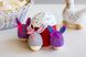 Пасхальный декор. Шапочка на яйца - Кролик фиолетовый с бирюзовыми вставками. 234156375 фото 5