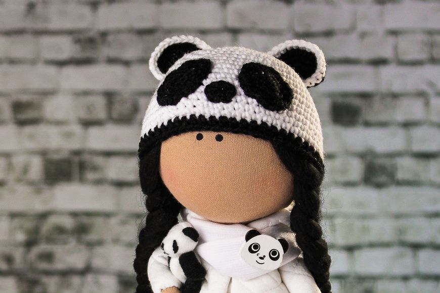 Игрушка для куклы 4 см - панда маленькая 229314335 фото