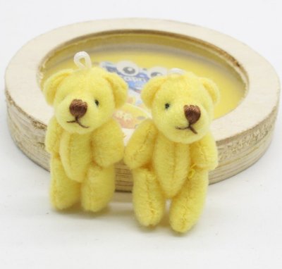 Let's make Игрушка для куклы 4 см - мишка маленький ассорти желтый (239696899) 239696899 фото