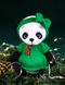 Игрушка вязаная HandiCraft Панда в зеленом платье 378645438 фото 2