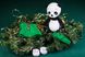 Іграшка в'язана HandiCraft Панда у зеленому платті 378645438 фото 6