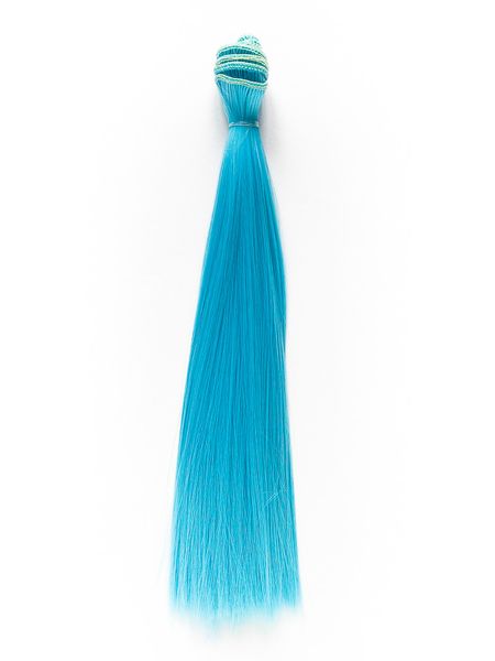Волосся для ляльки, Let's make треси 25 см. Блакитний 457196797 фото