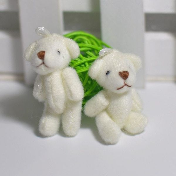 Іграшка для ляльки 4 см - ведмедик білий маленький 243422582 фото