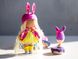 Великодній декор. Шапочка на крашанки - Кролик фіолетовий з малиновими вставками. 234153534 фото 4