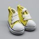 Let's make Обувь для куклы. Кеды на шнурках желтый (221087010) 221087010 фото