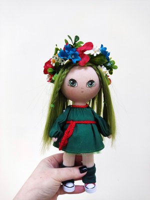 Кукла Мавка в зеленом платье. Коллекция La Petite. 582155886 фото