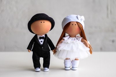 Свадебная пара кукол Кевин и Миранда. Коллекция La Petite 237929284 фото