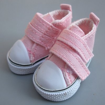Взуття для ляльки Let's make Кеди на липучці рожеві 315004895 фото