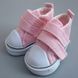 Взуття для ляльки Let's make Кеди на липучці рожеві 315004895 фото 1
