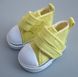 Let's make Обувь для куклы. Кеды на липучке желтый (221086614) 221086614 фото