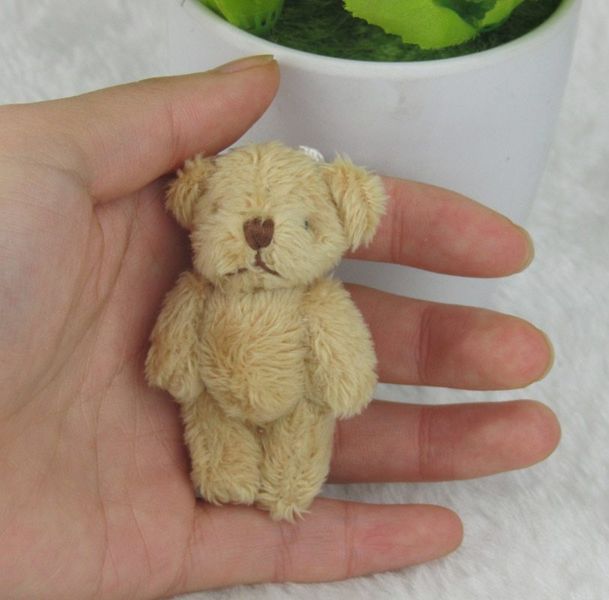 Іграшка для ляльки 6 см - ведмедик бежевий 243126093 фото