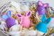 Пасхальный декор. Шапочка на яйца - Кролик сиреневый с розовыми вставками. 234162868 фото 2